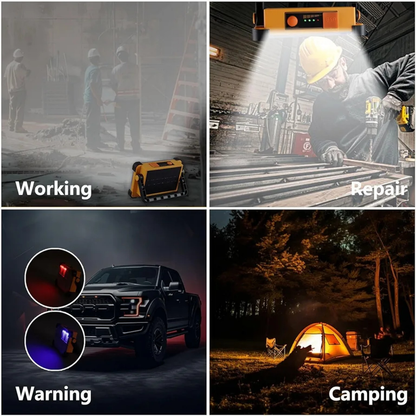 USB Rechargeable Outdoor Lamp with Remote Control & IP66 Waterproof Design