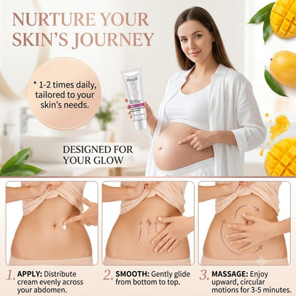 Stretch Mark Care & Moisturizing Cream for Pregnancy & Postpartum Skin